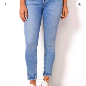 AGOLDE  preloved Nico High Rise Slim Raw Hem  size 28